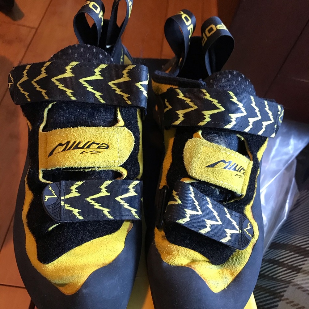 La Sportiva rock climbing shoes